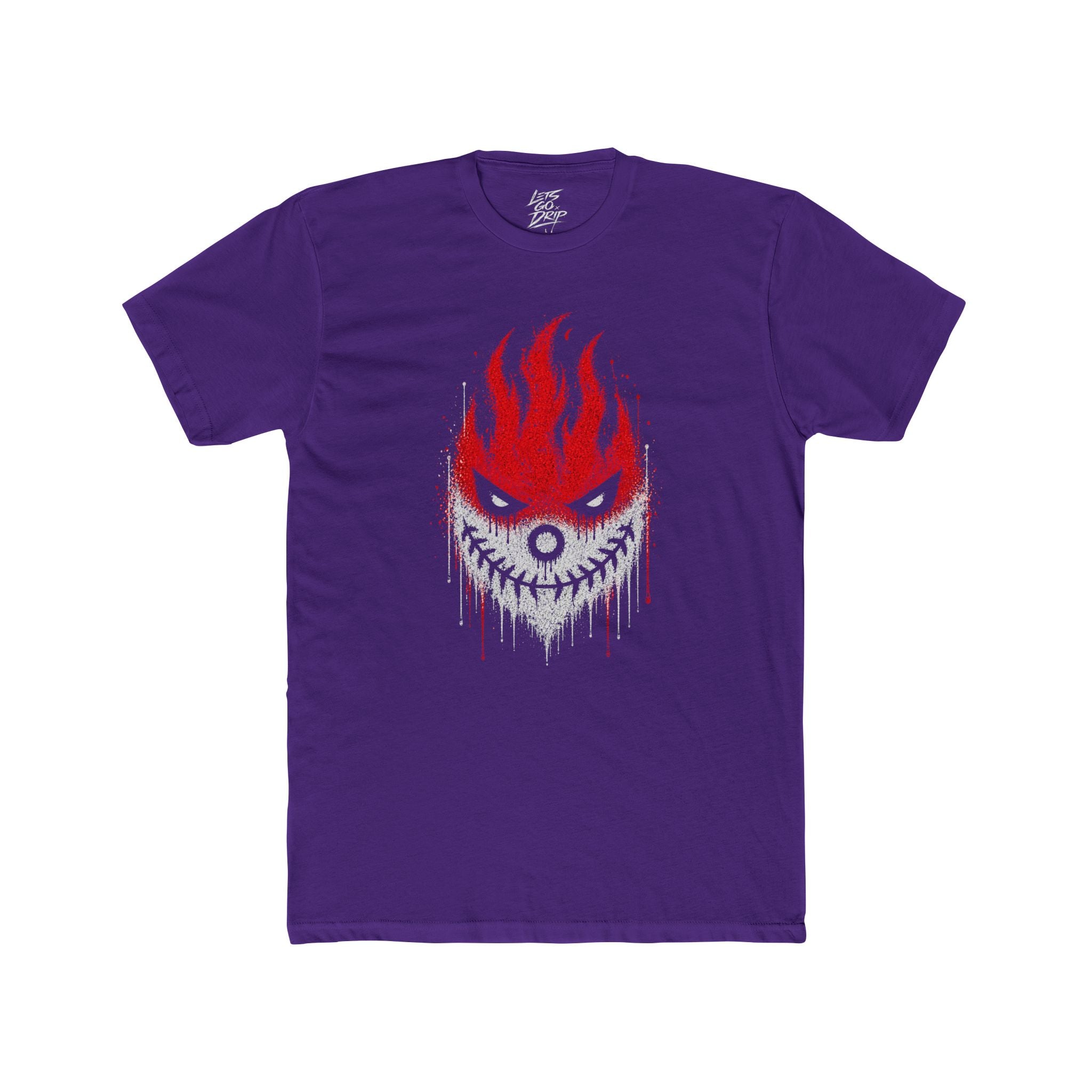 Lets Go - Fire Mouth Stitching