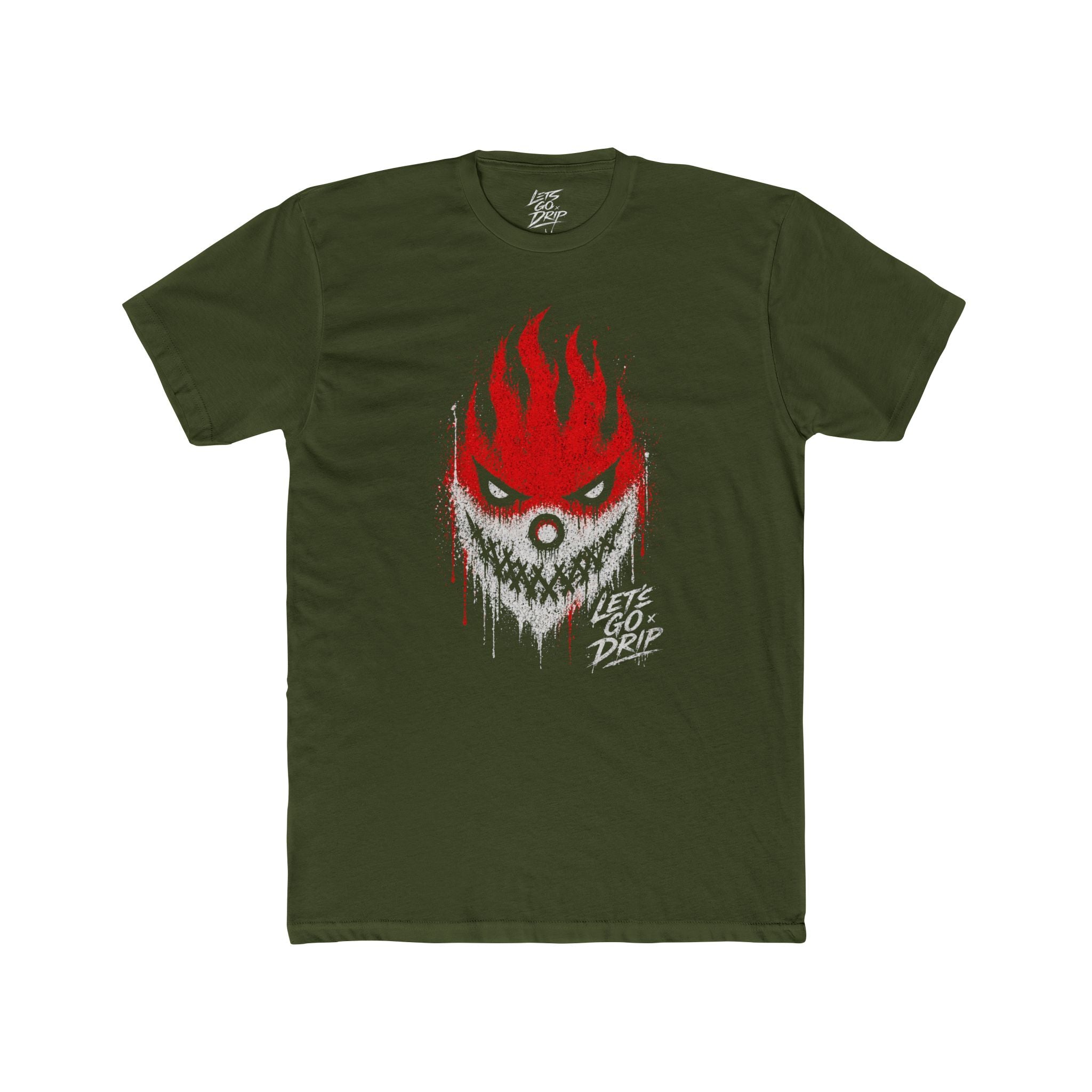 Lets Go - Fire Jagged Mouth Logo