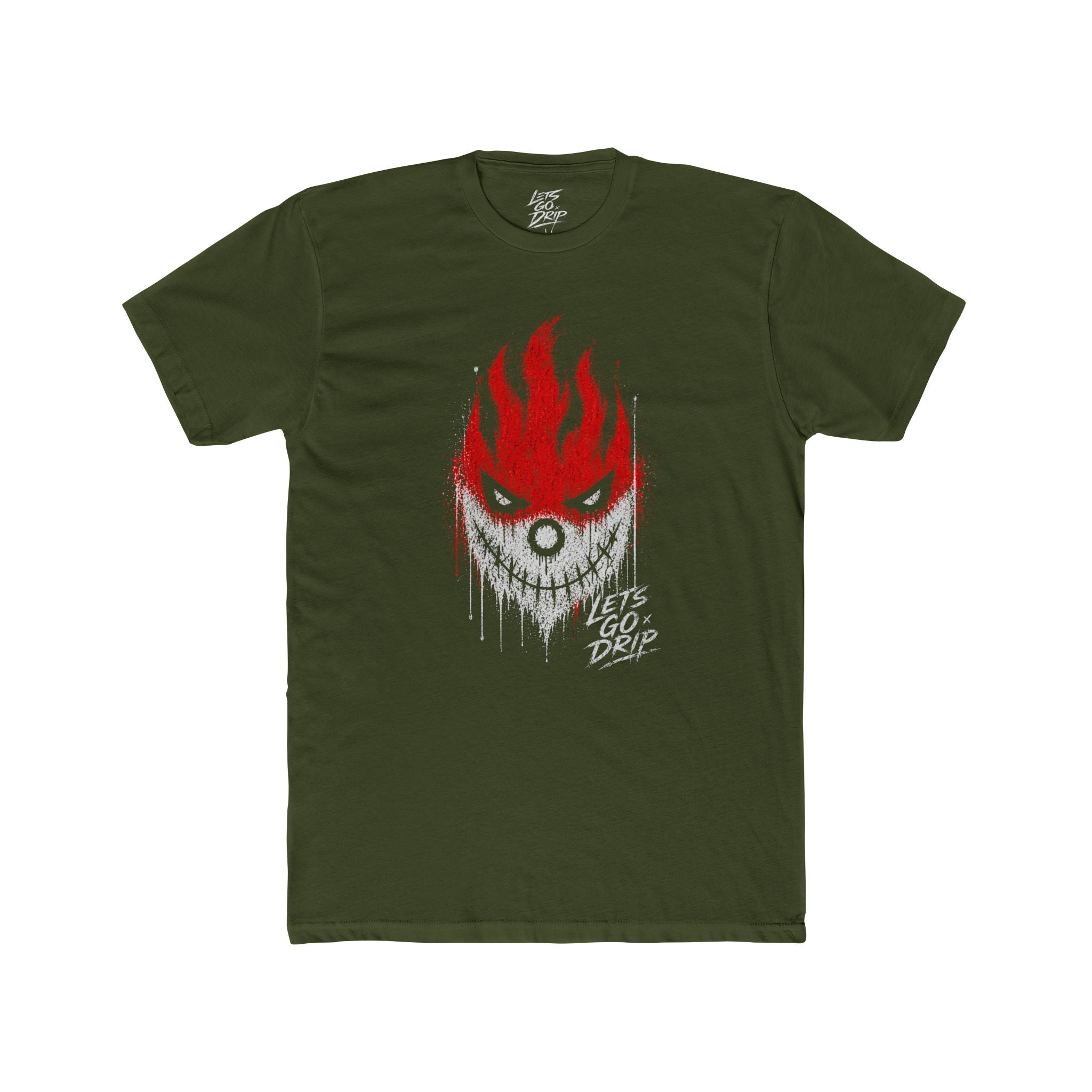 Fire Mouth Stitching with Logo