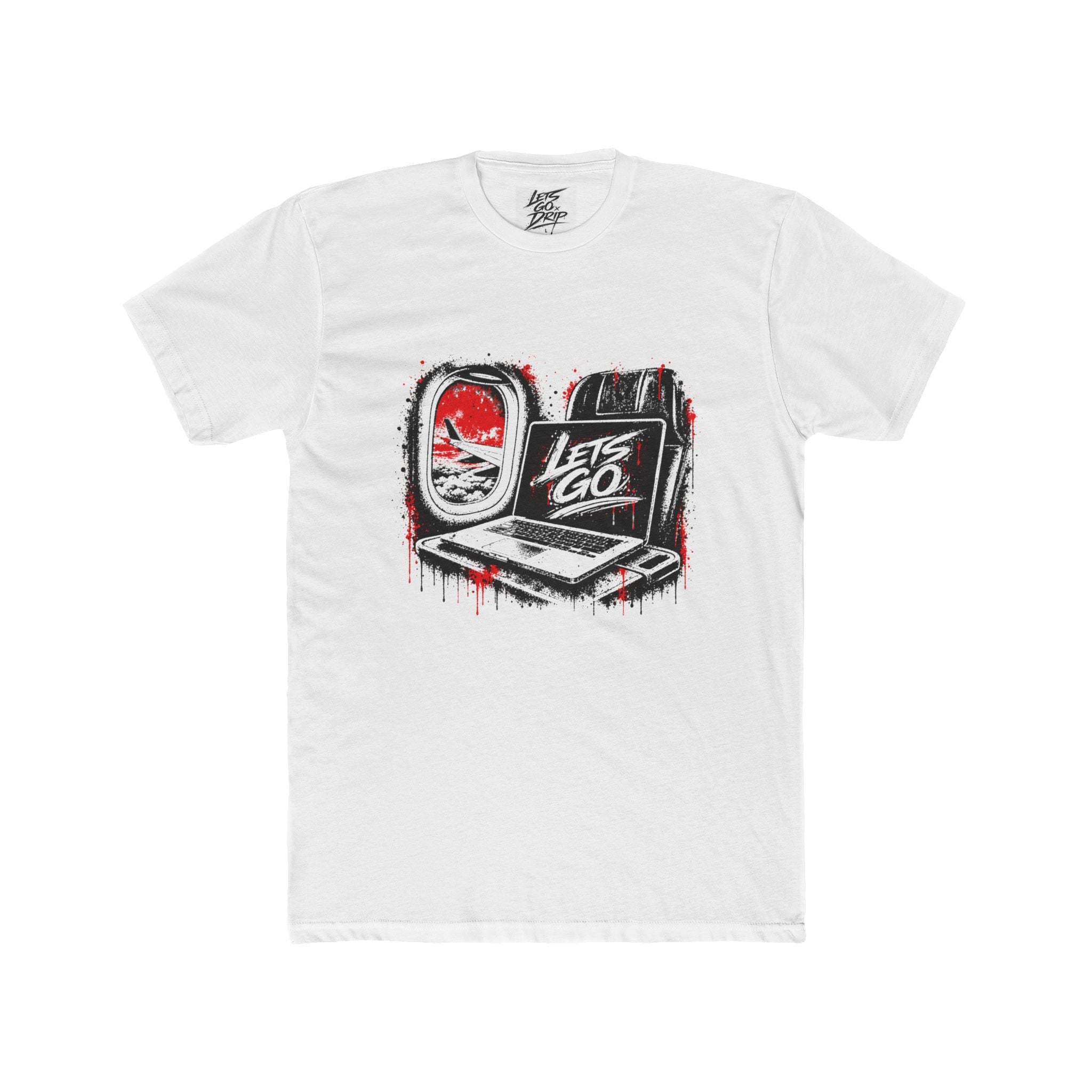 Let's Go Airplane Window T‑Shirt