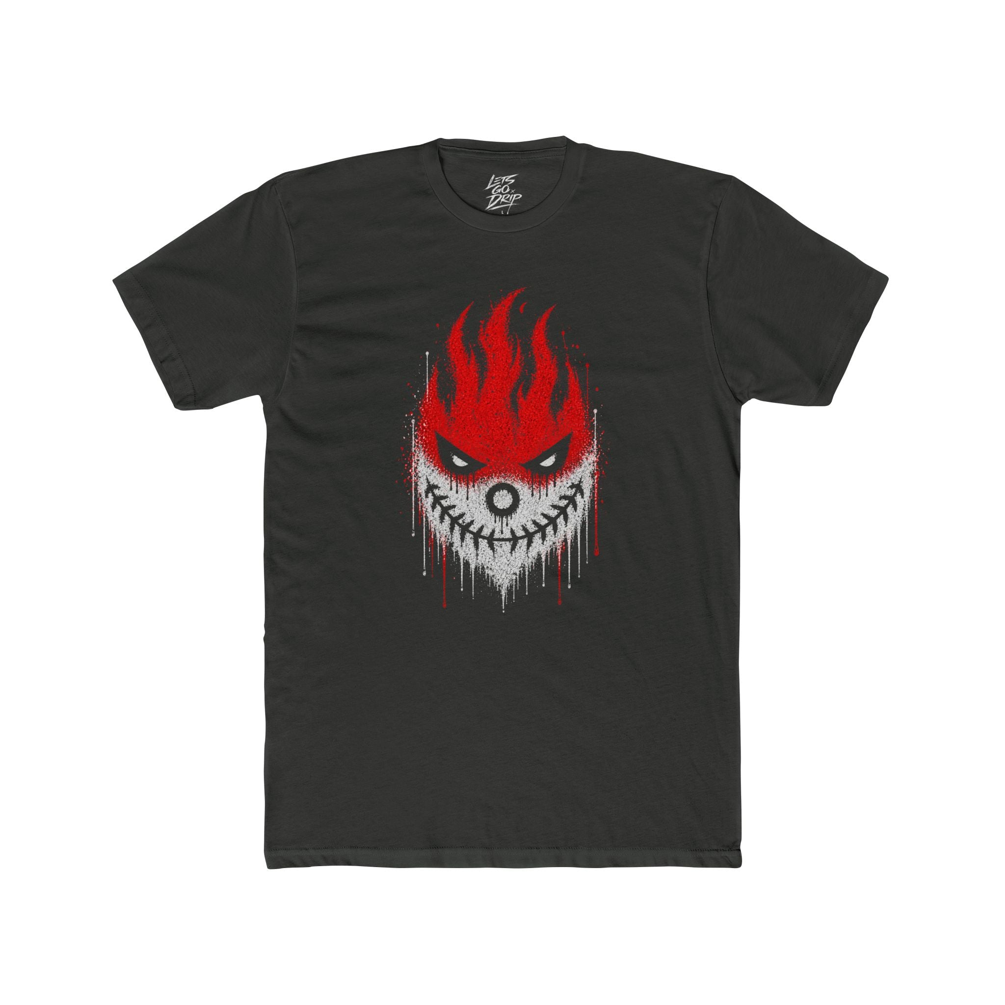 Lets Go - Fire Mouth Stitching