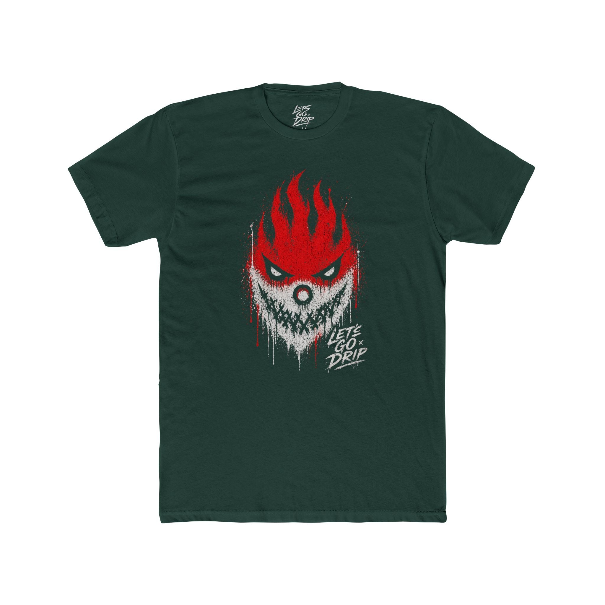 Lets Go - Fire Jagged Mouth Logo