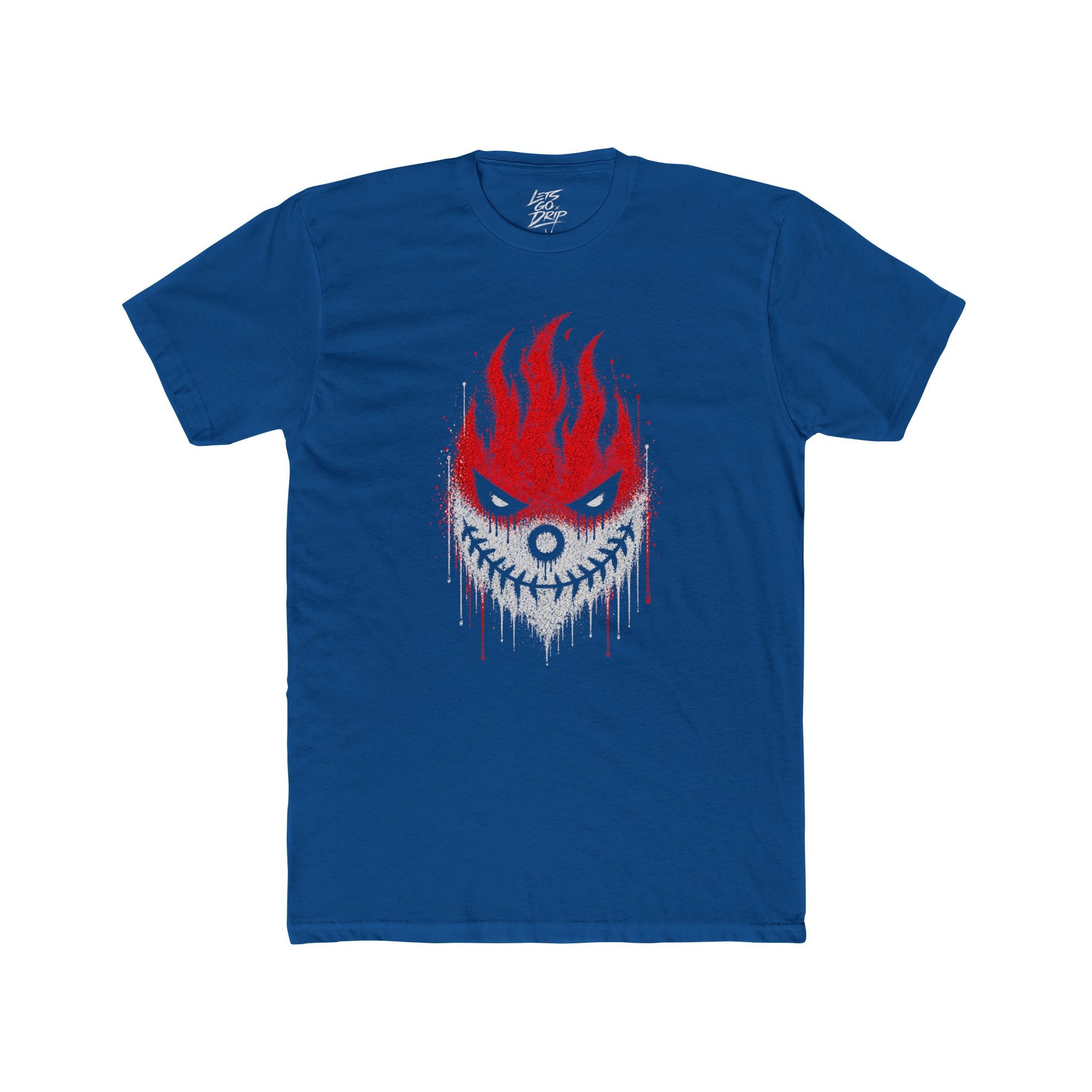 Lets Go - Fire Mouth Stitching