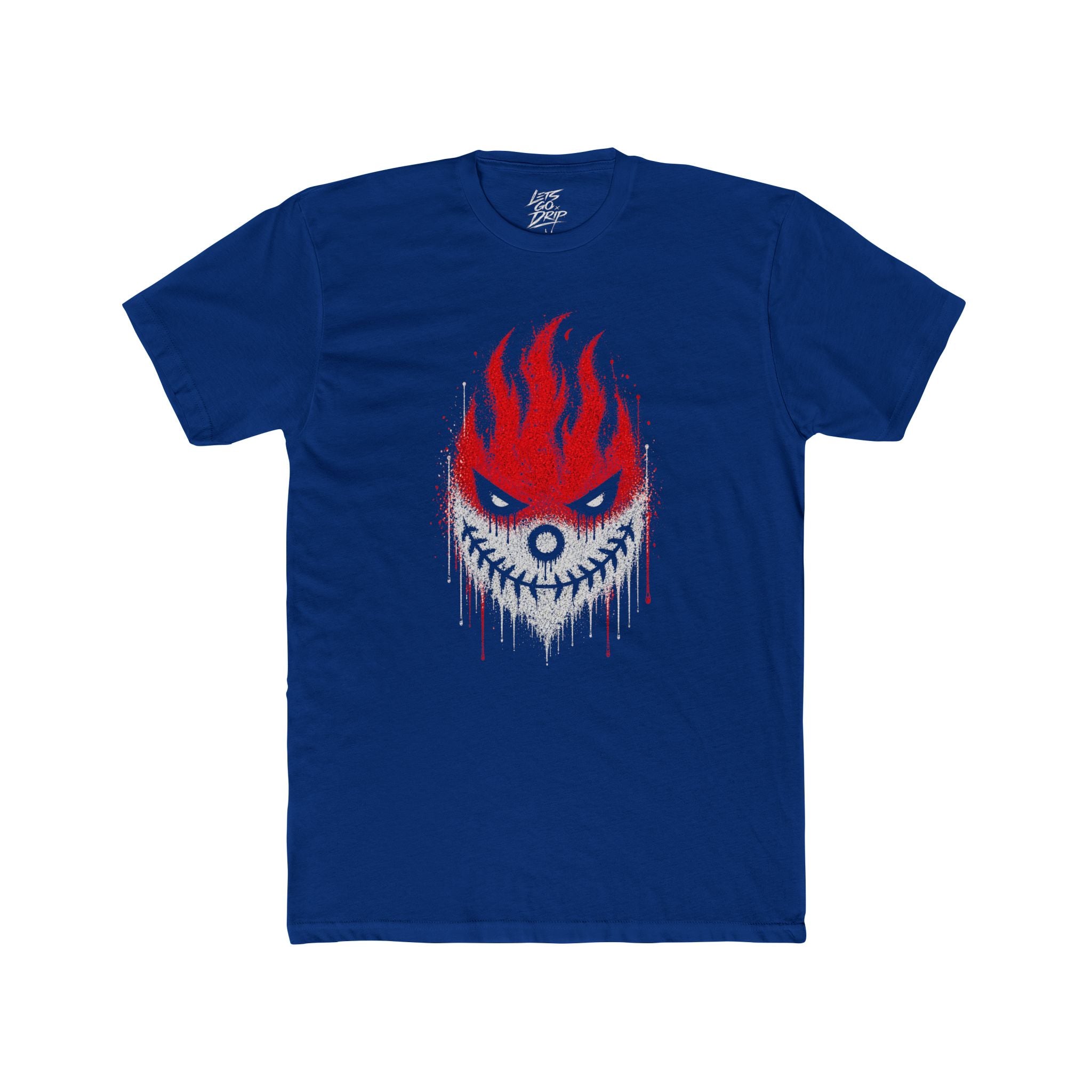 Lets Go - Fire Mouth Stitching