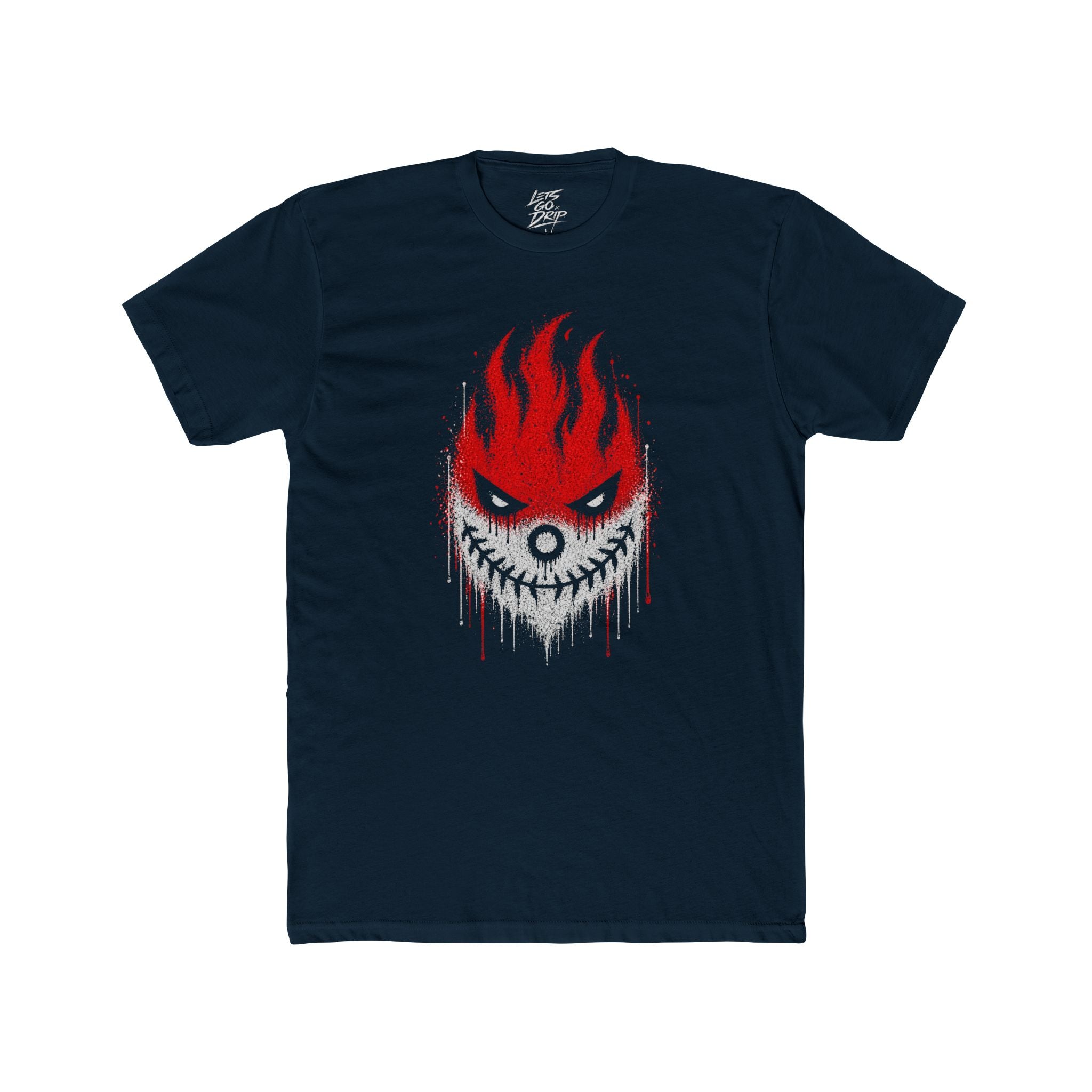Lets Go - Fire Mouth Stitching