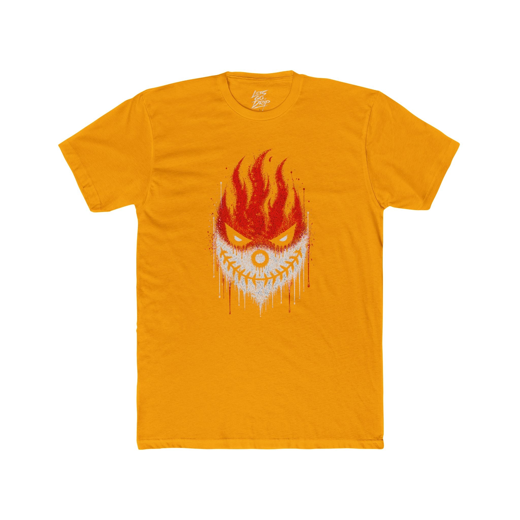 Lets Go - Fire Mouth Stitching