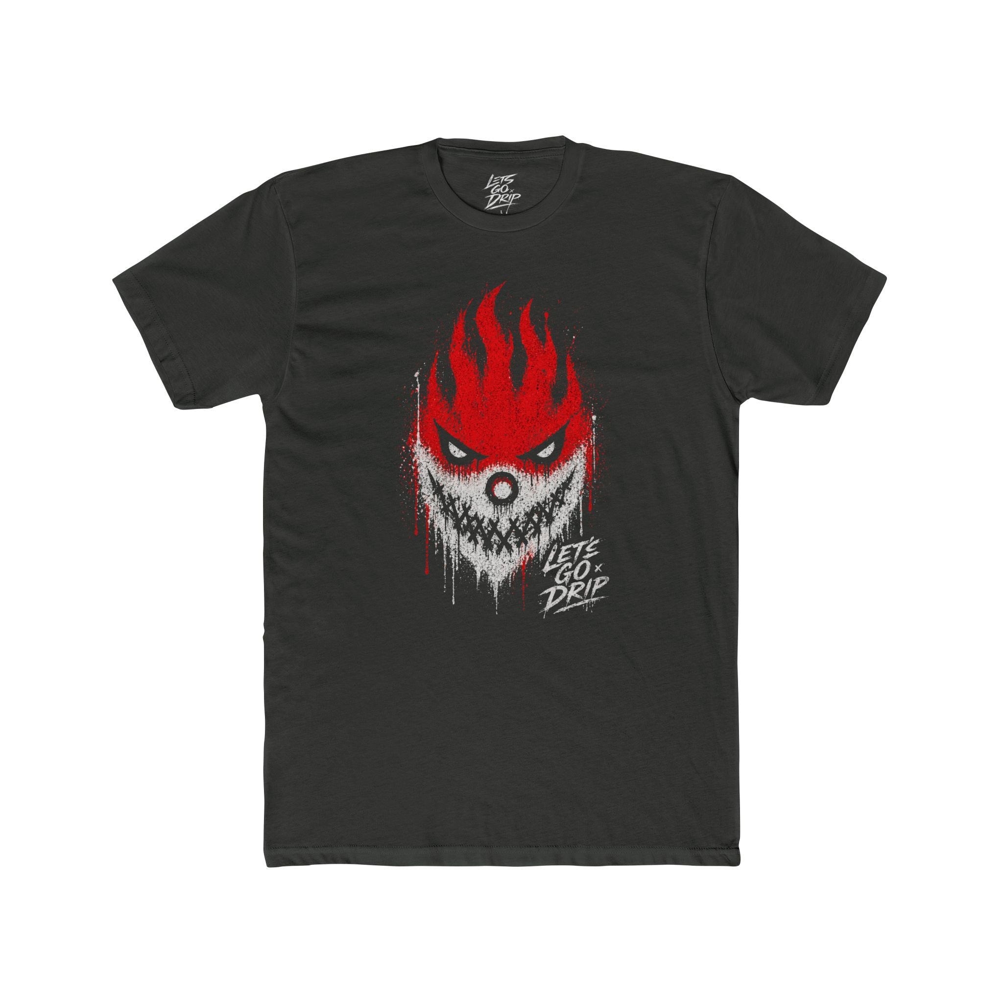 Lets Go - Fire Jagged Mouth Logo