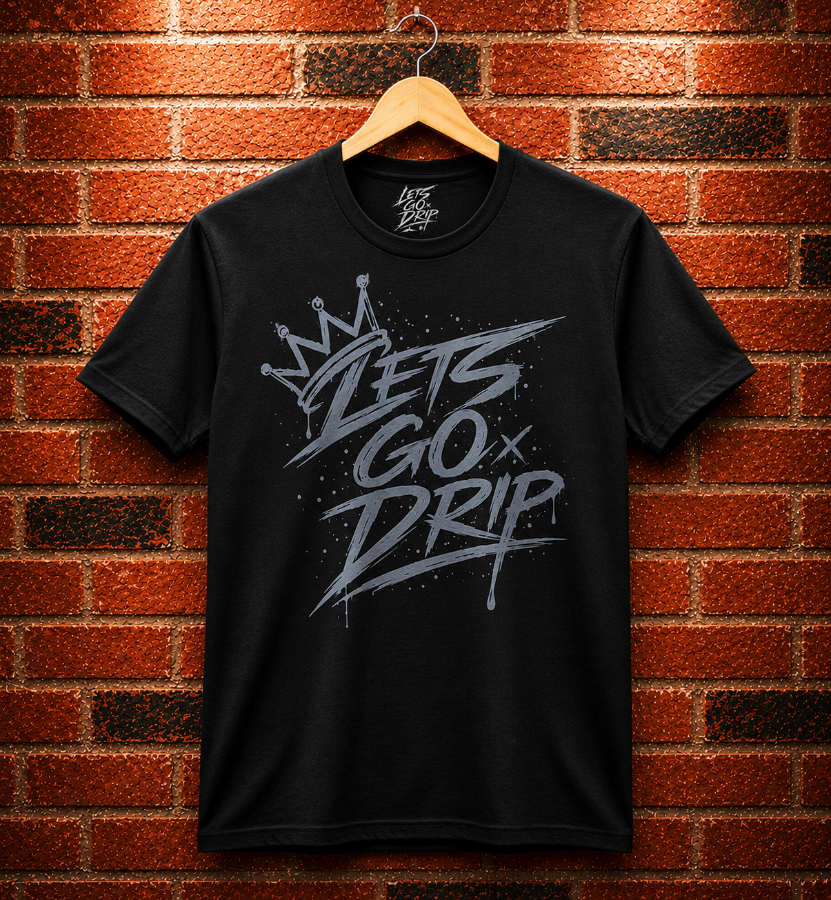 Lets Go Drip - Crown Grey