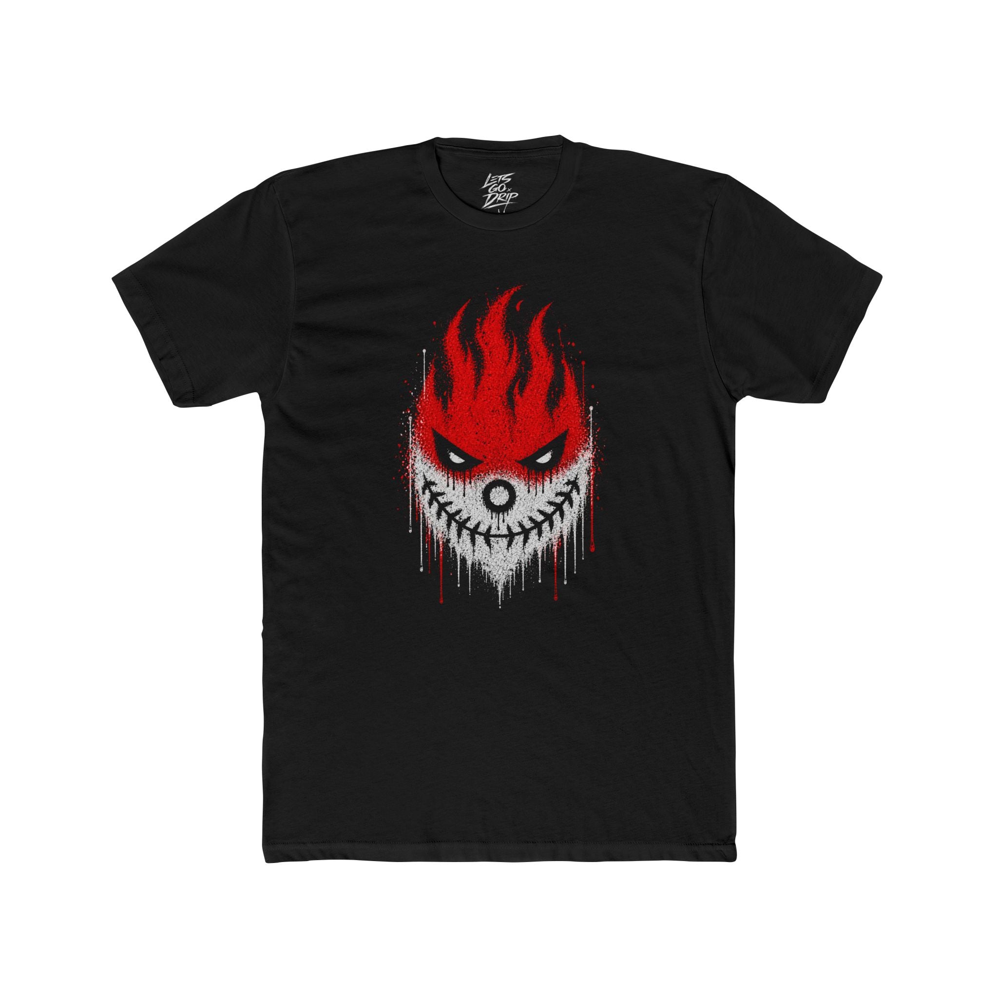 Lets Go - Fire Mouth Stitching