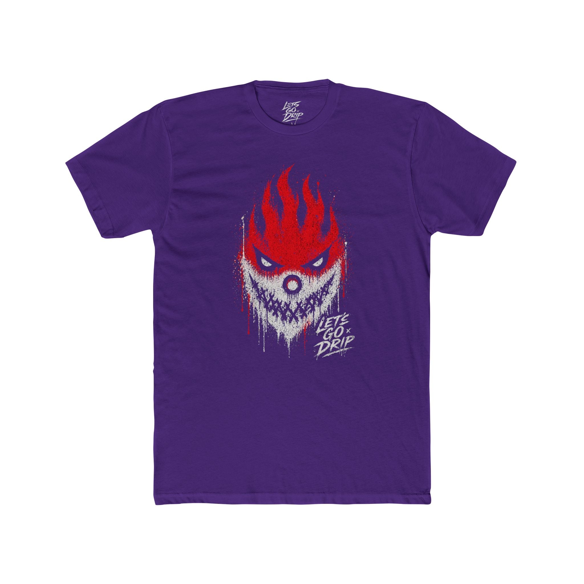 Lets Go - Fire Jagged Mouth Logo