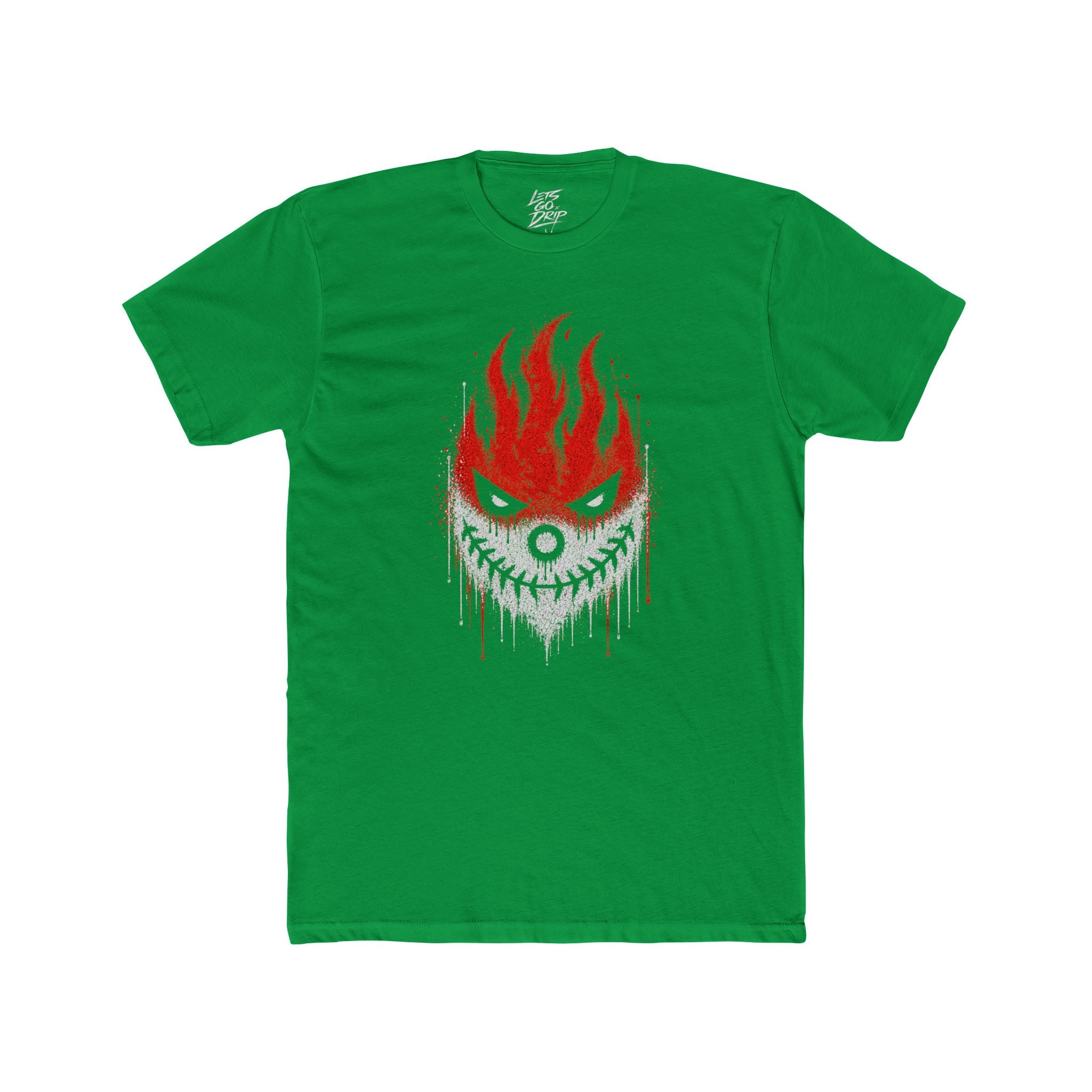 Lets Go - Fire Mouth Stitching
