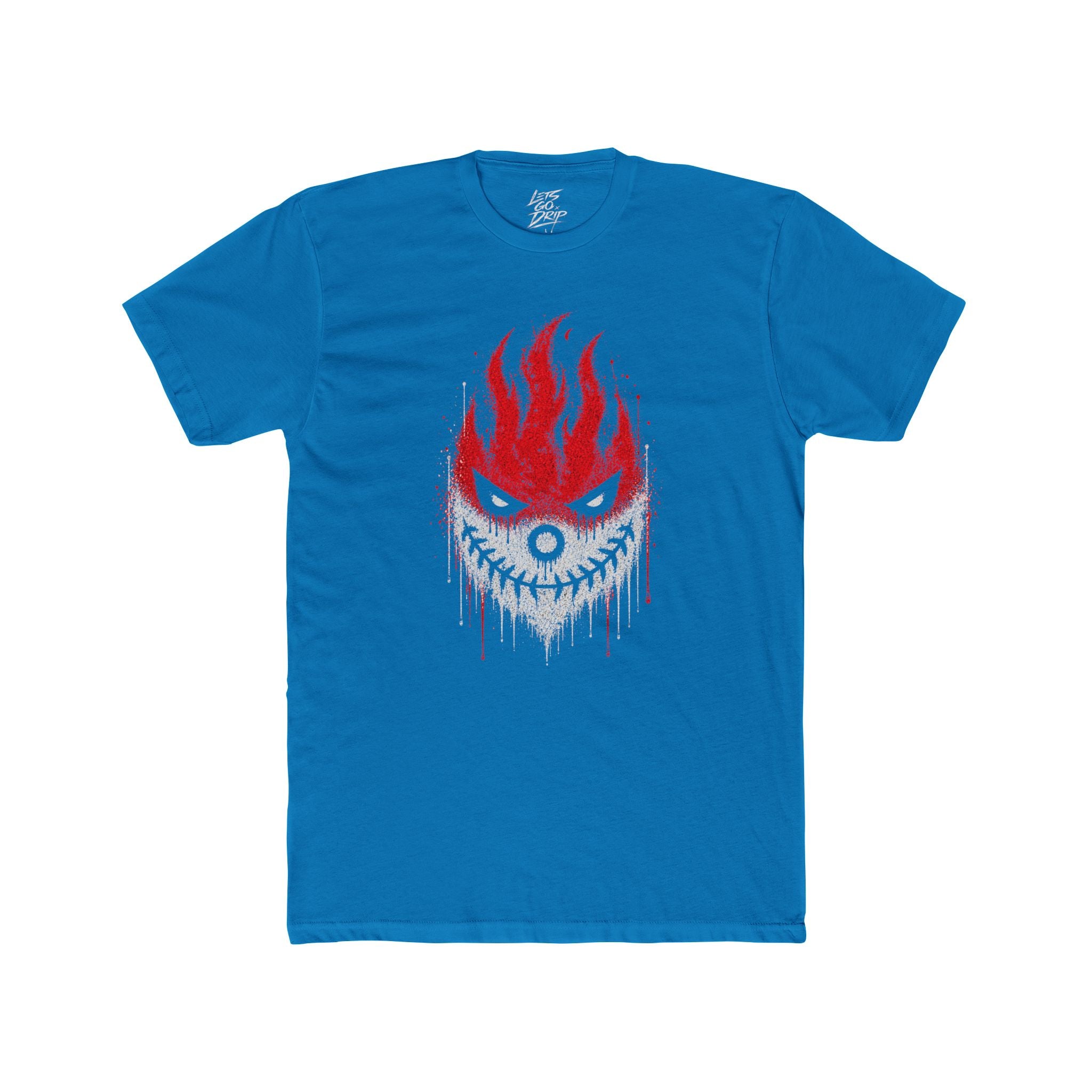Lets Go - Fire Mouth Stitching