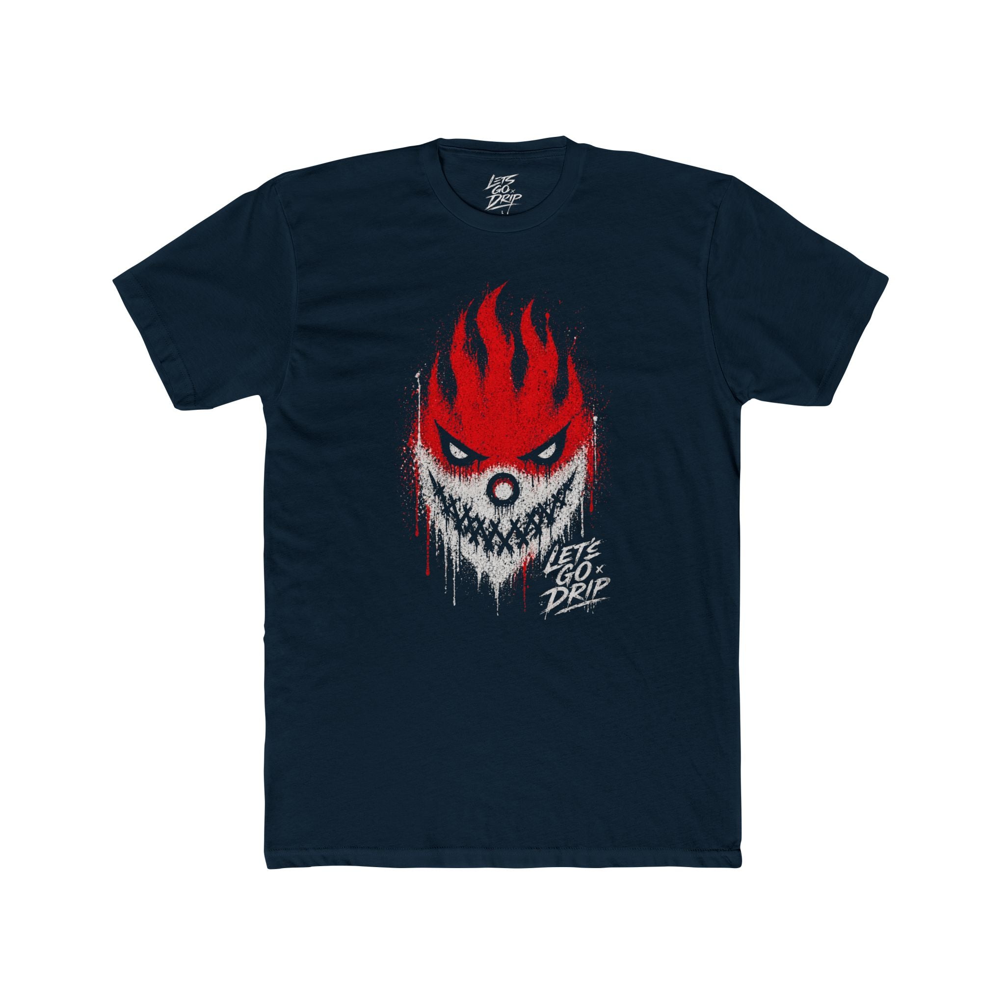 Lets Go - Fire Jagged Mouth Logo