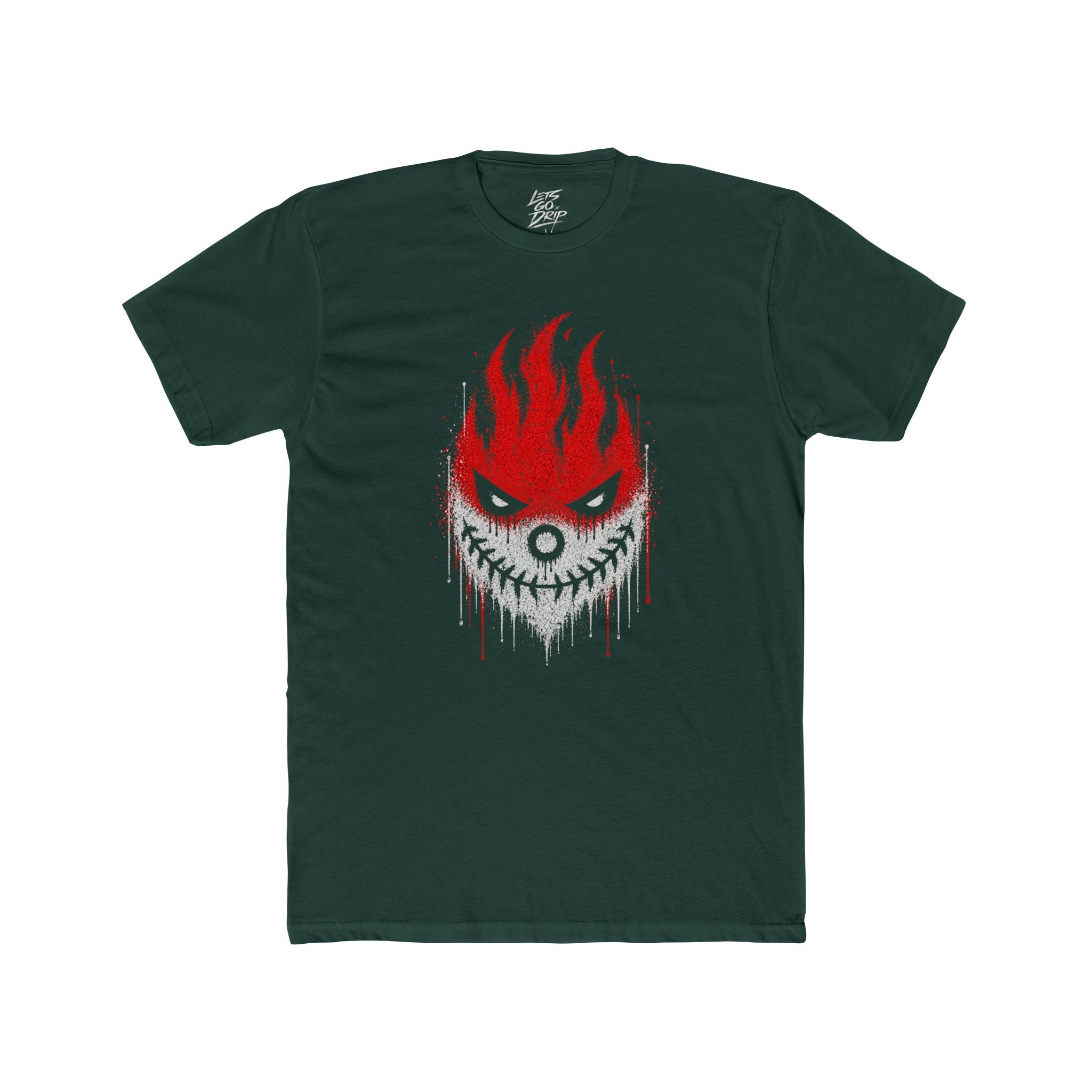 Lets Go - Fire Mouth Stitching